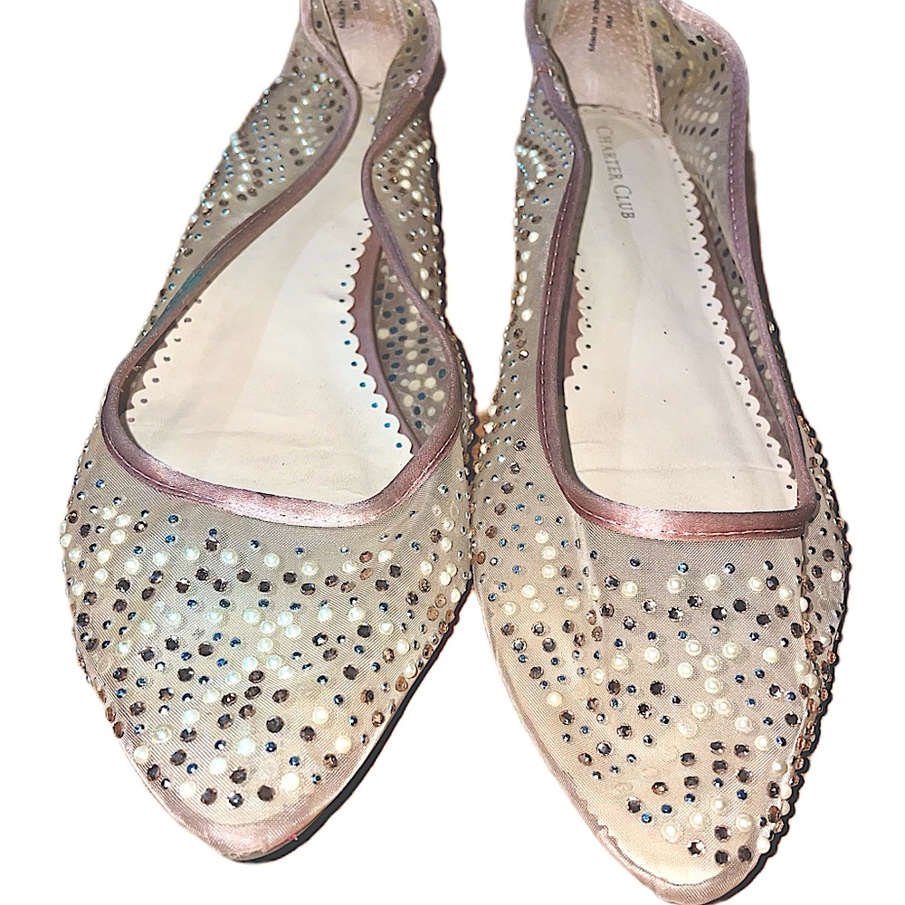 Charter Club bedazzled flats ✨ Size 9